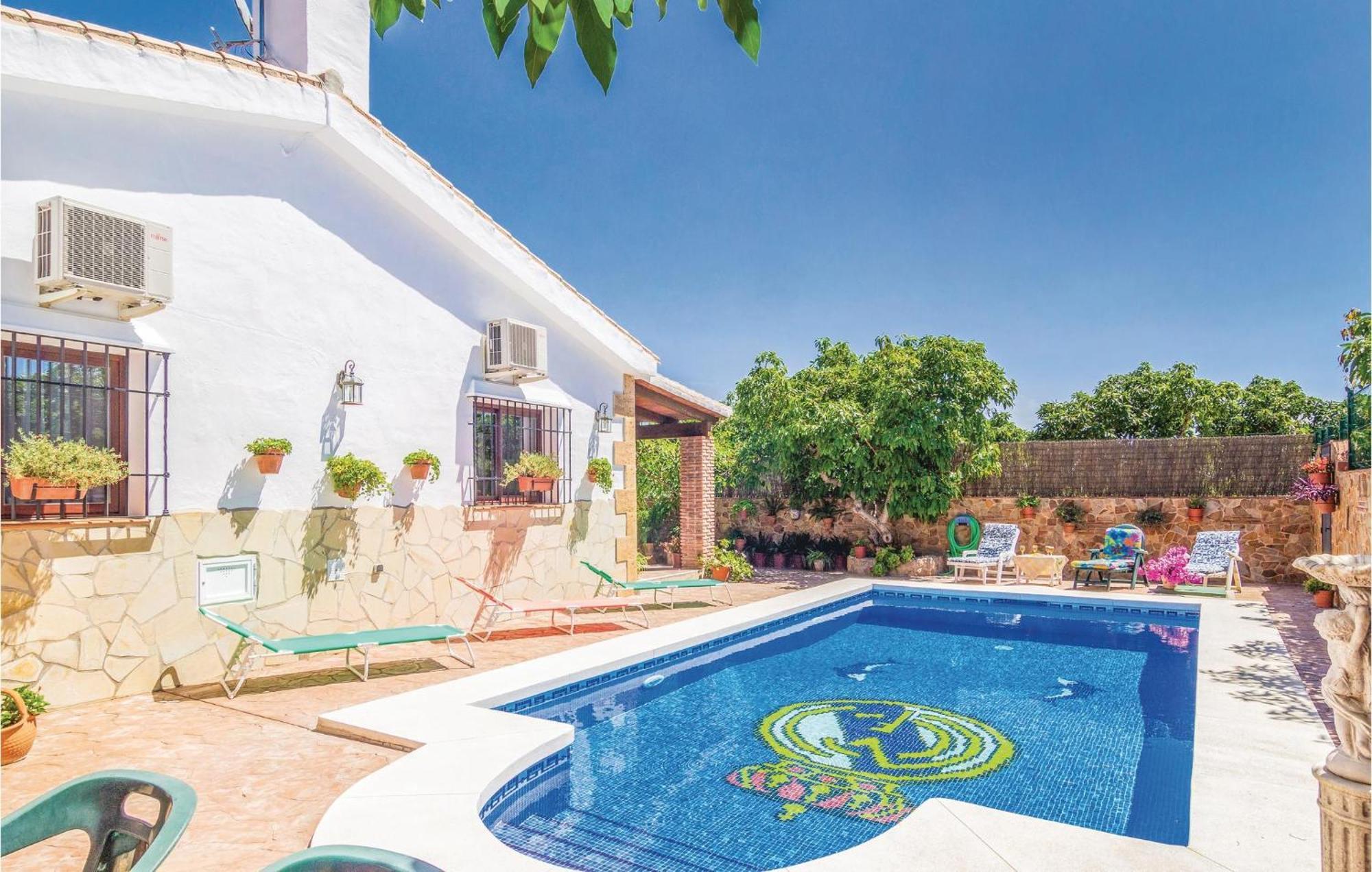 Awesome Home In Mijas With House A Mountain View Exterior foto